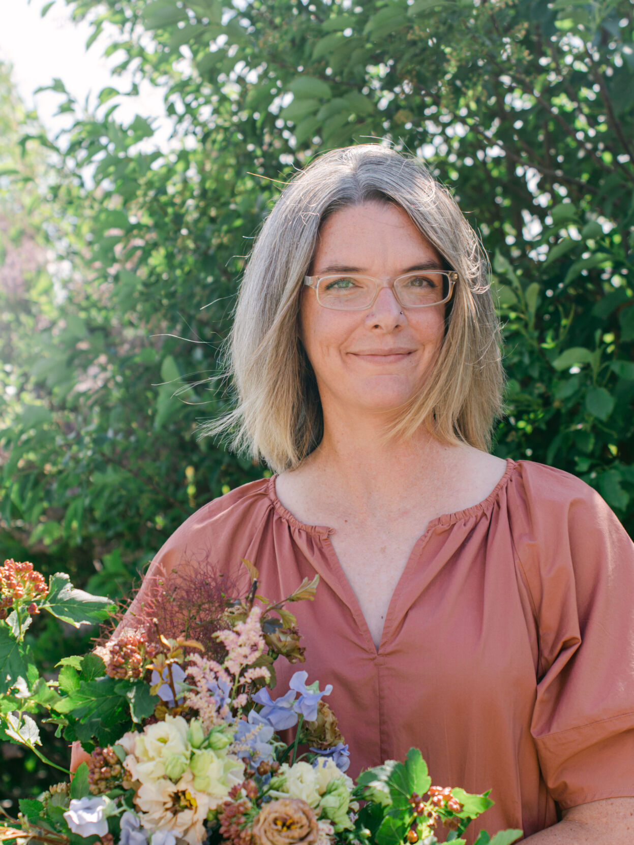 Teri Barr, owner and farmer of Wild Lark Farm